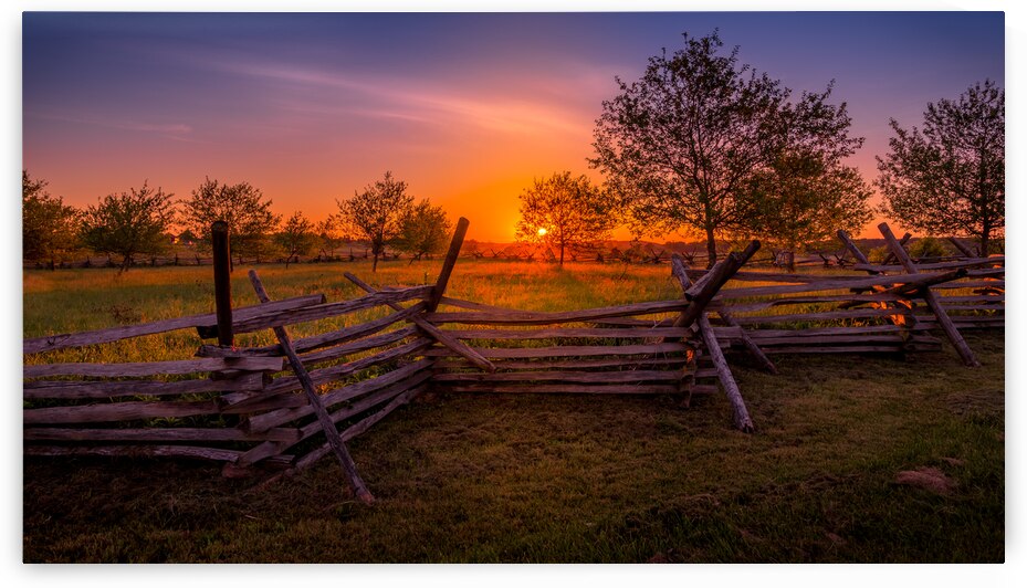 Pennsylvania Dawn: First light in Gettysburg by Dream World Images