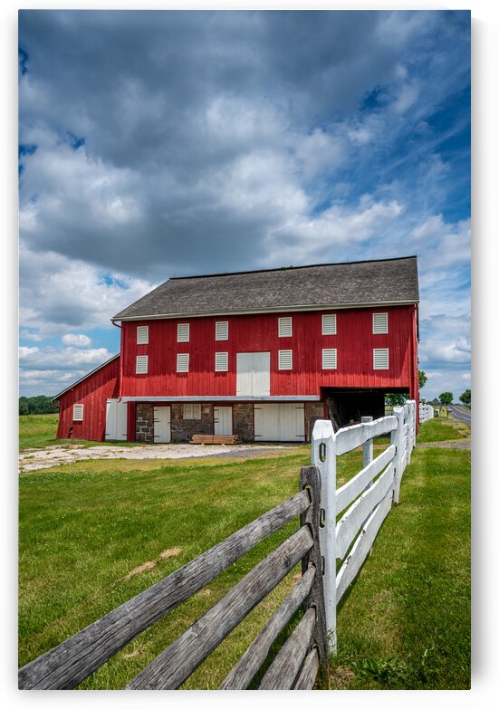 The Sherfy Barn: Rustic Red Retreat by Dream World Images