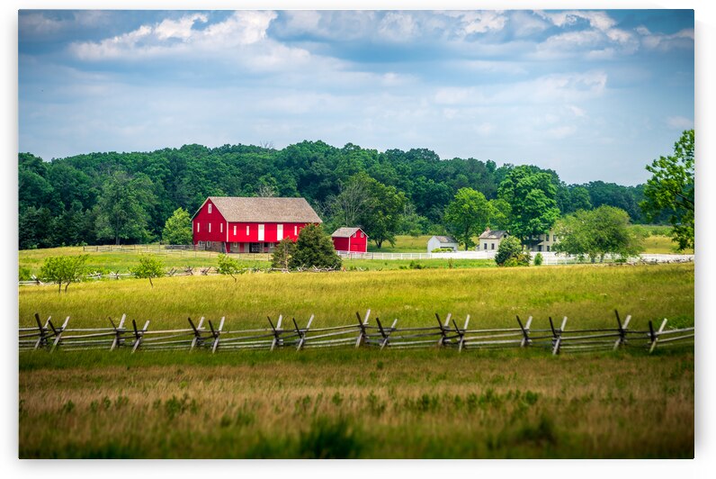 American Pastoral Serenity: A Gettysburg Farm by Dream World Images