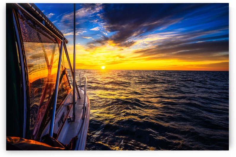 Birthday Bliss on the Water: A Sunset Boat Ride to Remember by Dream World Images