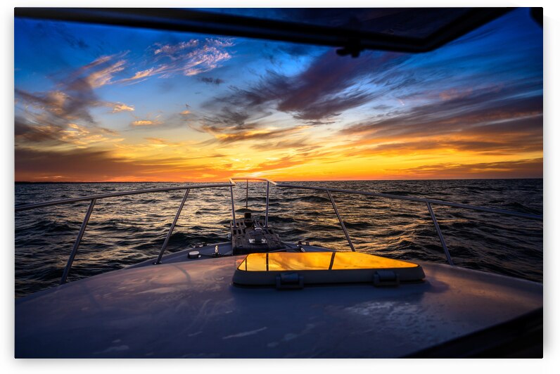 Wet Net Charters: A Golden Hour Birthday Celebration at Sea by Dream World Images