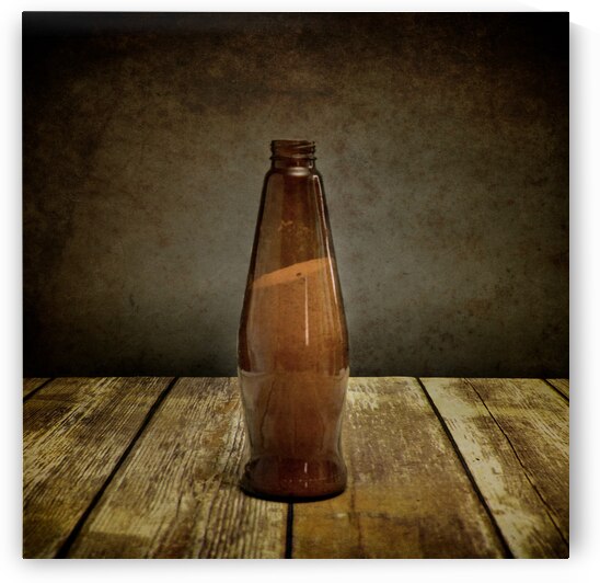 Maritime Relic: Weathered Beer Bottle in Chesapeake Bay Waters by Dream World Images