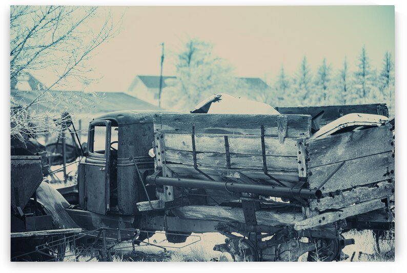 Rustic Relic - Wooden Truck by Dream World Images