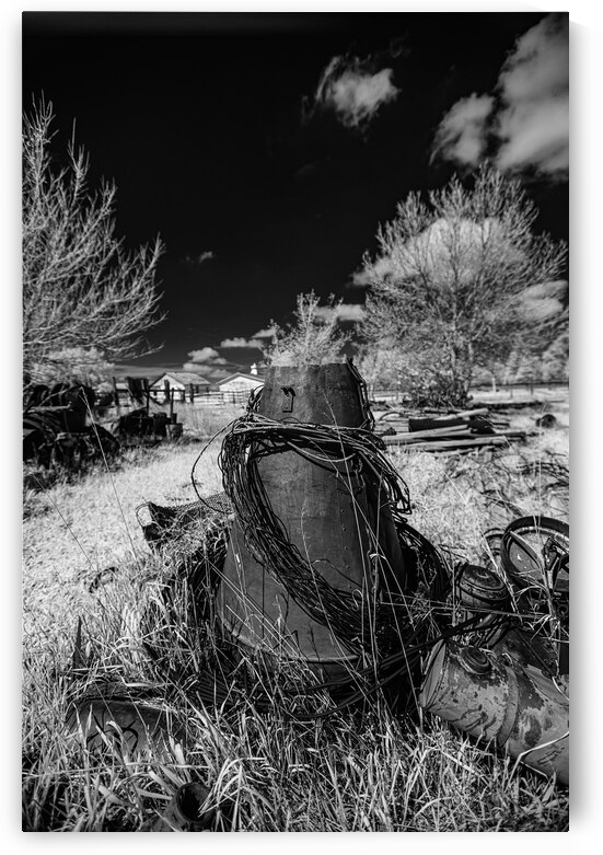 Rustic Relic - Rope Chimney by Dream World Images