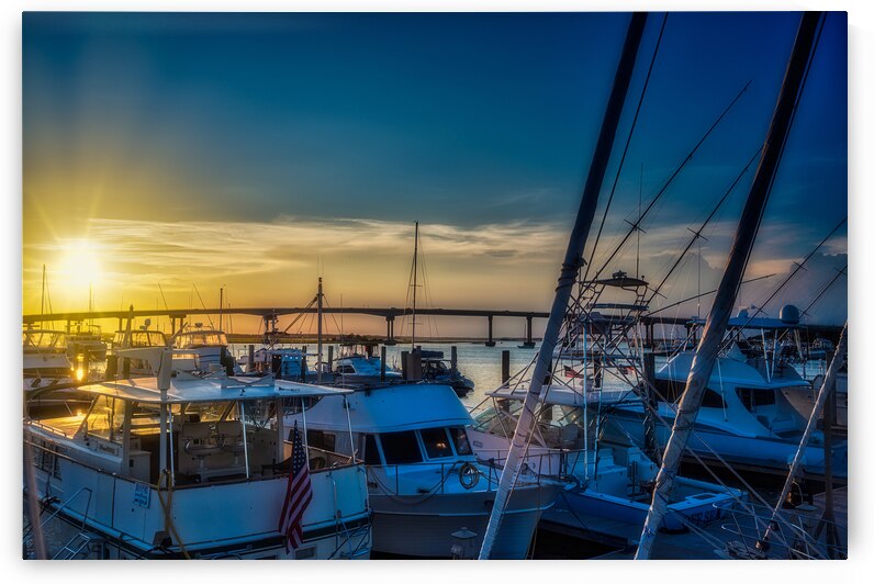 Majestic Marinas: Exploring Beauforts Coastal Elegance by Dream World Images