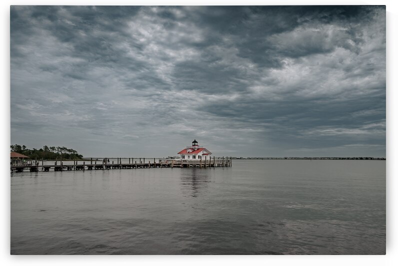 Whispers of Light: Manteo Lighthouses Silent Vigil by Dream World Images