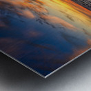 Sailing into Octobers Glow: A Maritime Adventure on the Waves Metal print