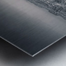 Shadows of the Earth: Ghostly Vista of the Badlands Metal print