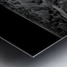 Shadows of the Earth: Intricate Terrain Metal print