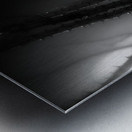 Shadows Weave Through Thorned Spire Metal print