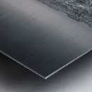 Shadows of the Earth: Ghostly Vista of the Badlands Metal print