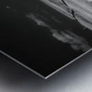 Long Black Road Metal print