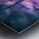 Mystical Resilience: Patuxent Rivers Purple Infrared Tree in a Storm Metal print