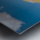 Golden Peak Under Azure Dreams Metal print