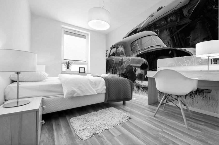 Rustic Relic - No Truck Mural print