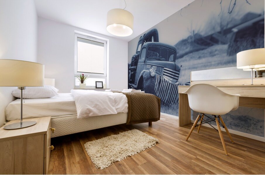 Rustic Relic - Giving a Lift Mural print