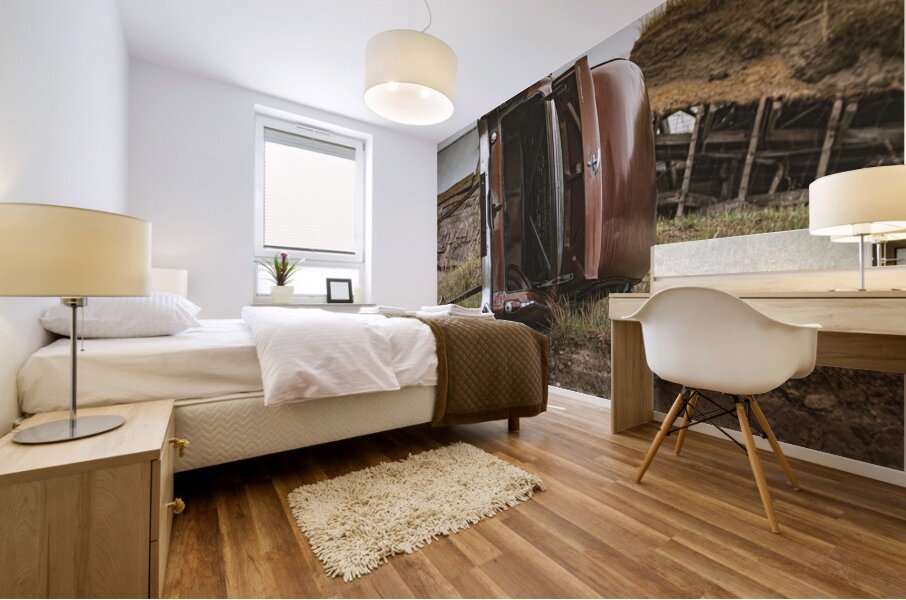 Rustic Relic   Top of the Hill Mural print