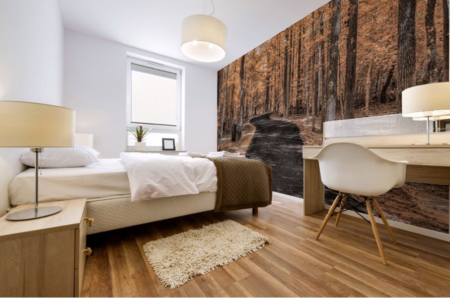 Golden Path Mural print