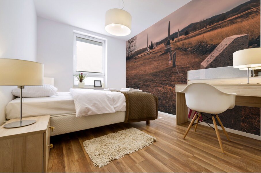 Honors Eternal Sunset Mural print