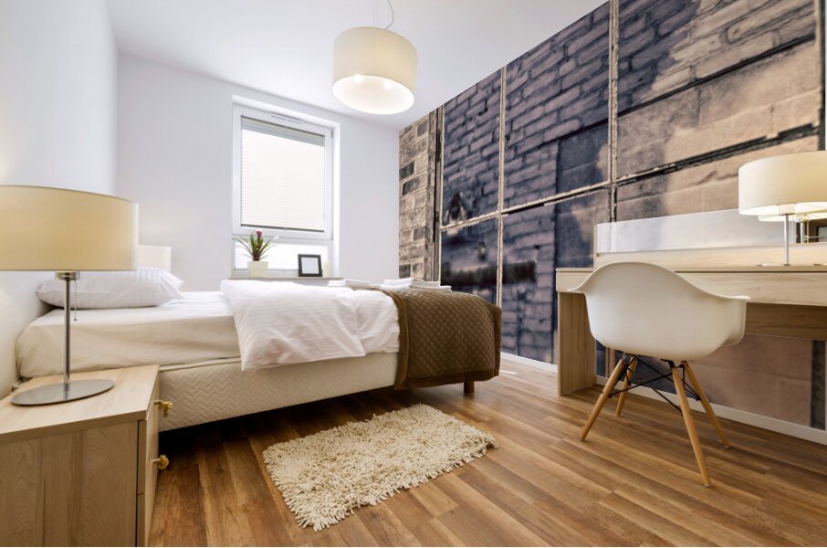 Shadows of Industry Mural print