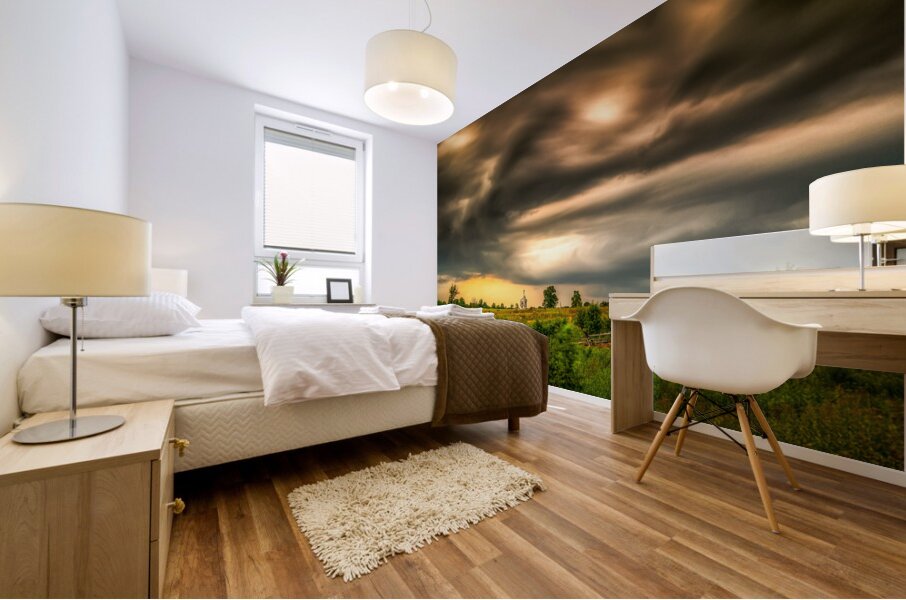 Storms Golden Whispers Mural print