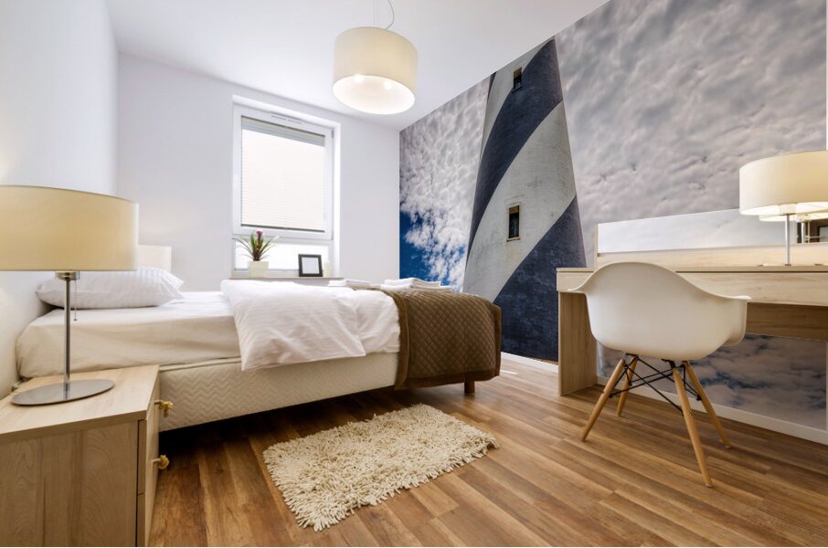 Whispers of Light: Shining Bright at Hatteras Mural print