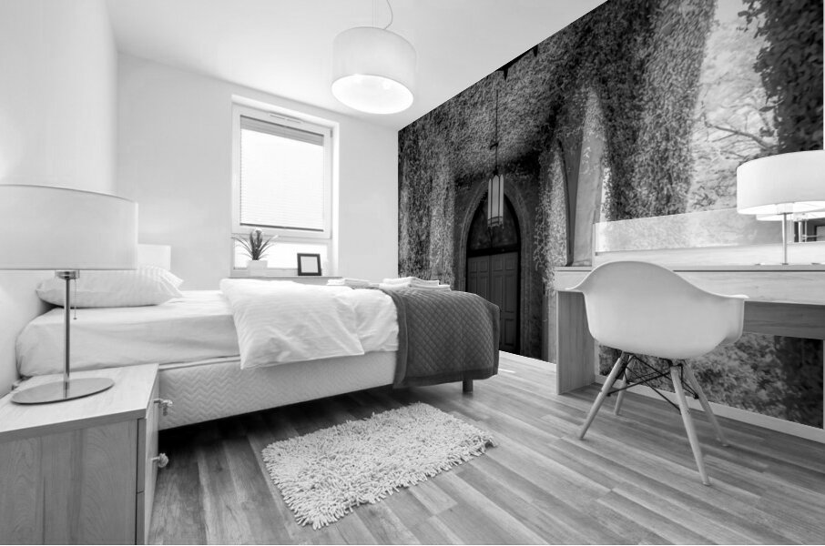 Spiritual Splendor: Tranquil Entrance Mural print