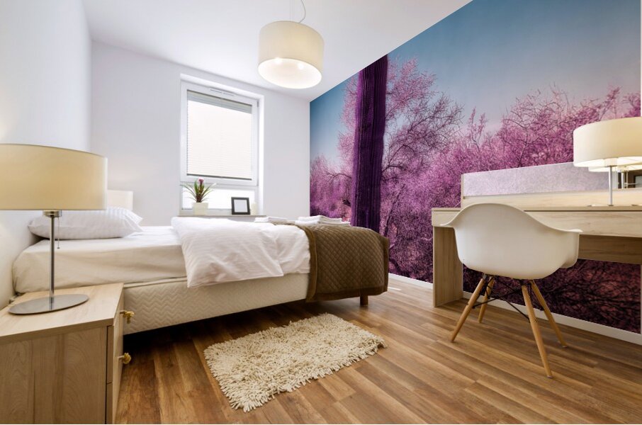 Deserts Purple Dream Mural print