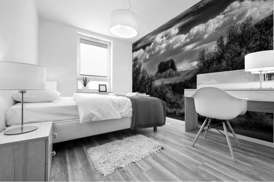 Textural Dance Under Vast Skies Mural print