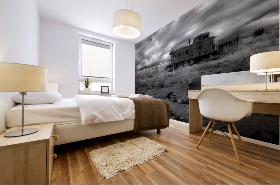 Whispers of a Forgotten Rail Mural print