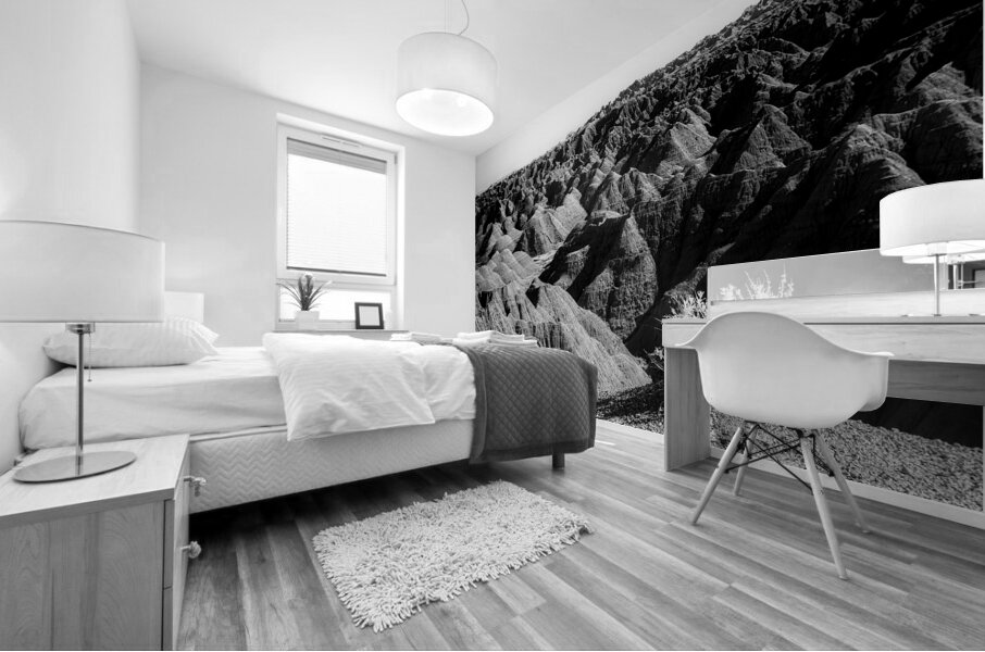 Shadows of the Earth: Tuft on the Edge Mural print