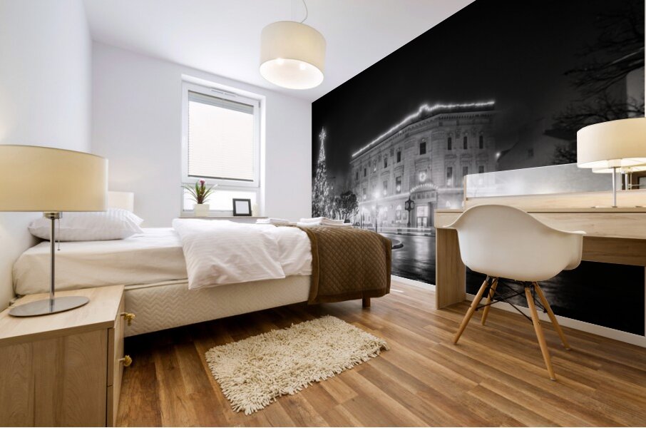 Gettysburgs Holiday Glow Mural print