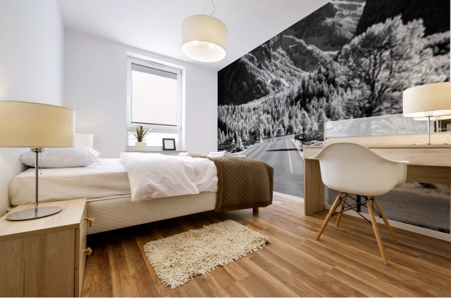 Mountains Evening Serenade Mural print