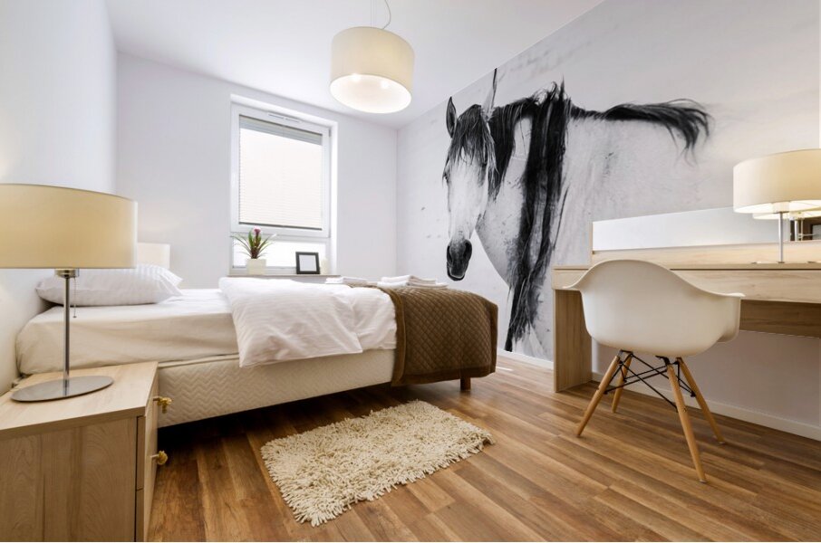 Wild Horse Dreadlocks   Natures Rebel Mural print