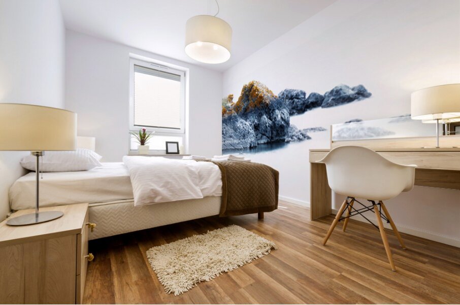 Floating Mountains Mural print