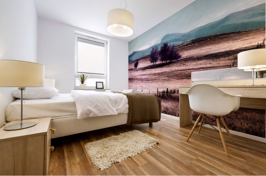 Lavender Dreams of the High Plains Mural print