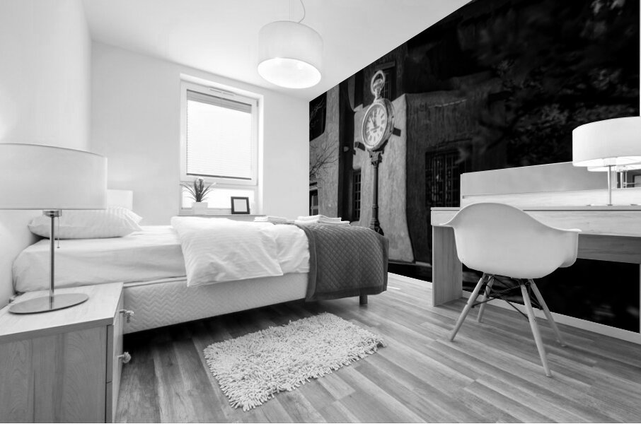 Timeless Scene of Santa Fe Mural print