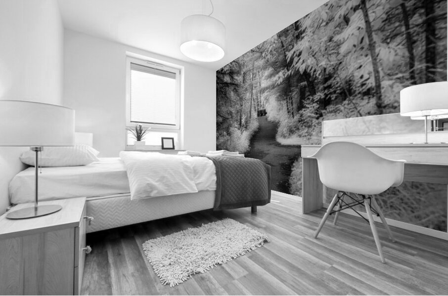 Path Through the Enchanted Forest Mural print