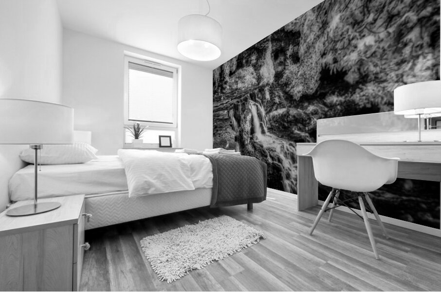 Hidden Sanctuary of the North Woods Mural print