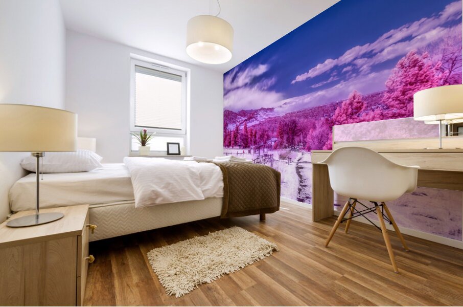 Chautauqua Chronicles: Pink Path Mural print