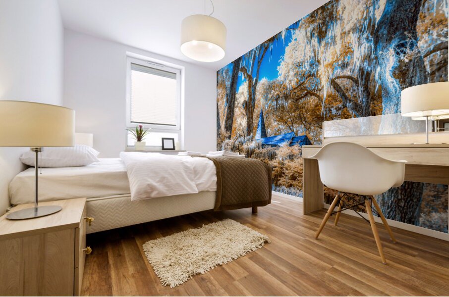 Golden Spire Mural print