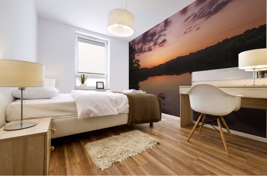 Killens Pink Sunset Mural print