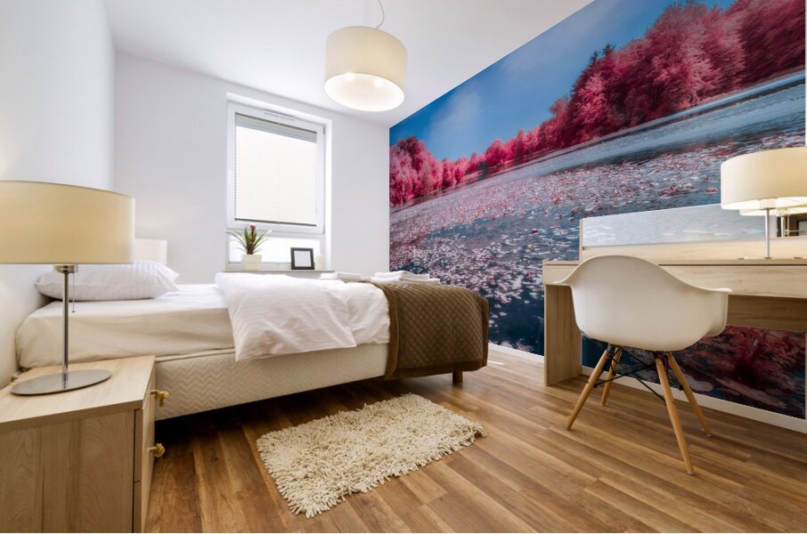 Ruby Pond Mural print