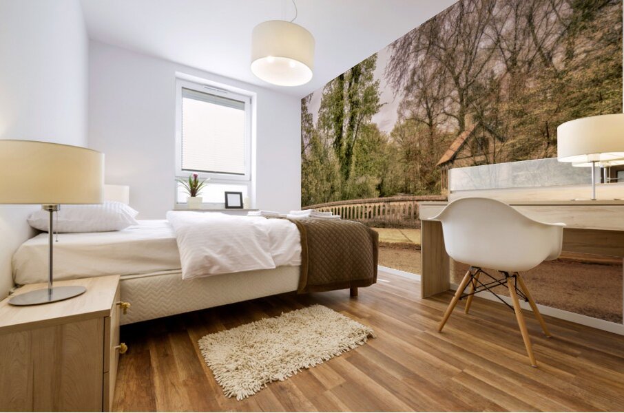 Fairytale bridge Mural print