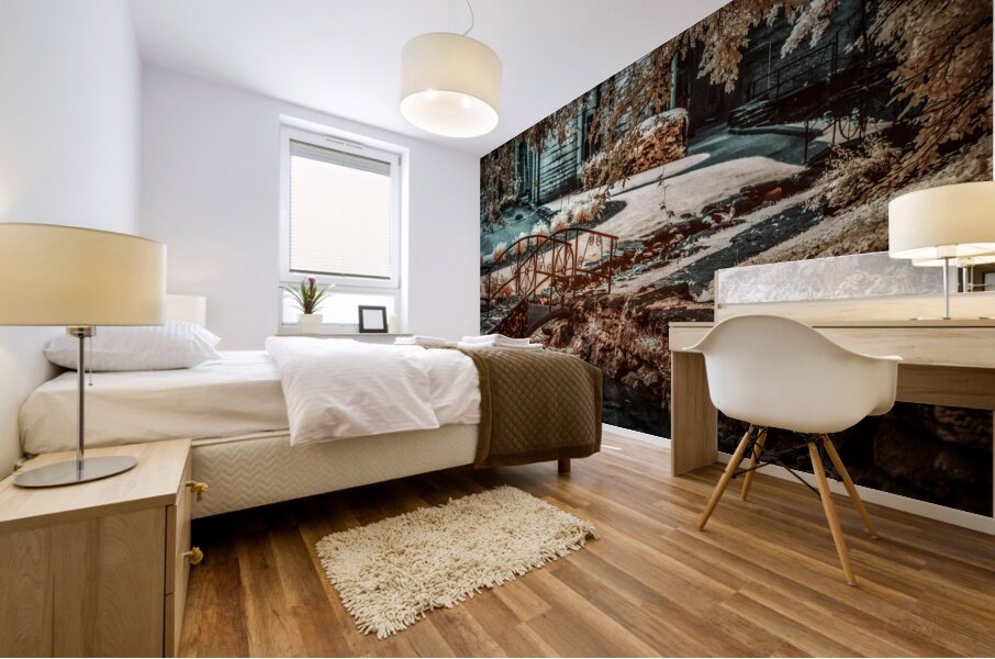 Bridging Past and Present: The Timeless Appeal of Jack Daniels Distillery Bridge Mural print