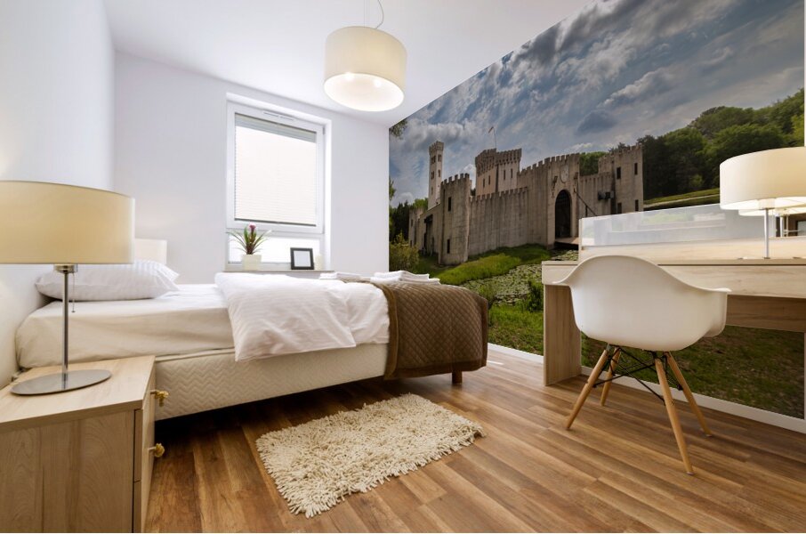 Emerald Whispers: Newmans Castle in the Texas Sky Mural print