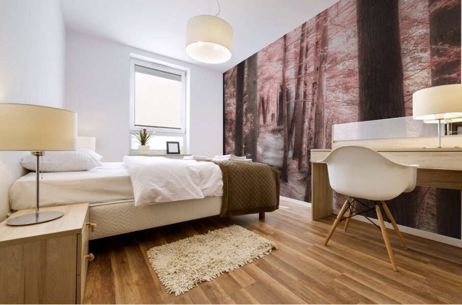 Mystical Forest Walk Mural print