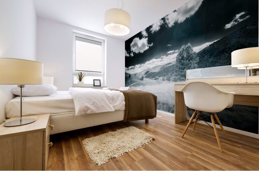 Dreamlike Horizon: Marysville Montana Mural print