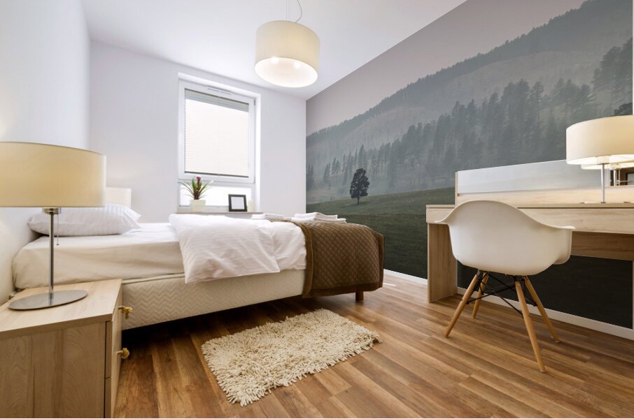 Solitudes Symphony: A Journey Through Custers Wildlife Loop Mural print