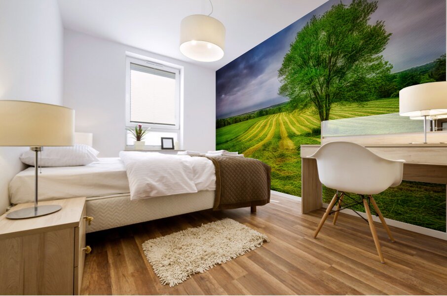 Verdant Harvest Mural print